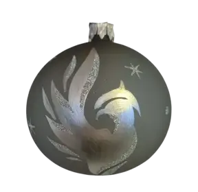 Weihnachtskugeln Phoenix – handbemalt 1 Stück